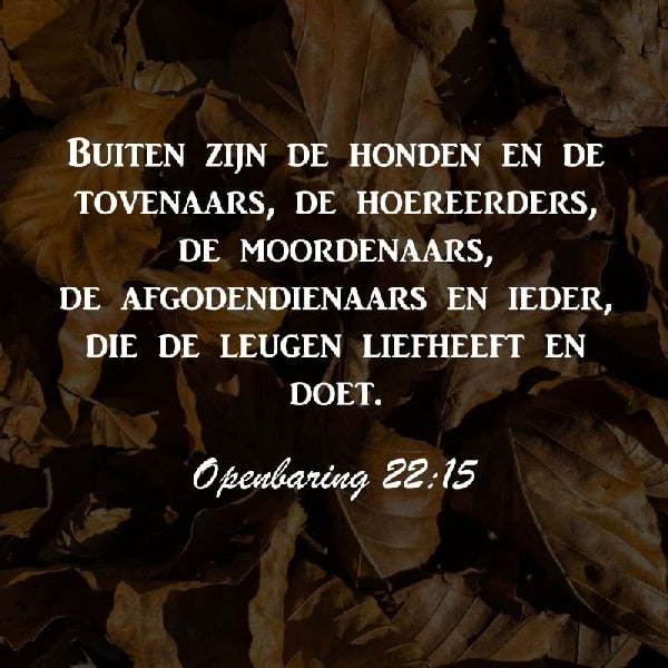 Openbaring 22:15