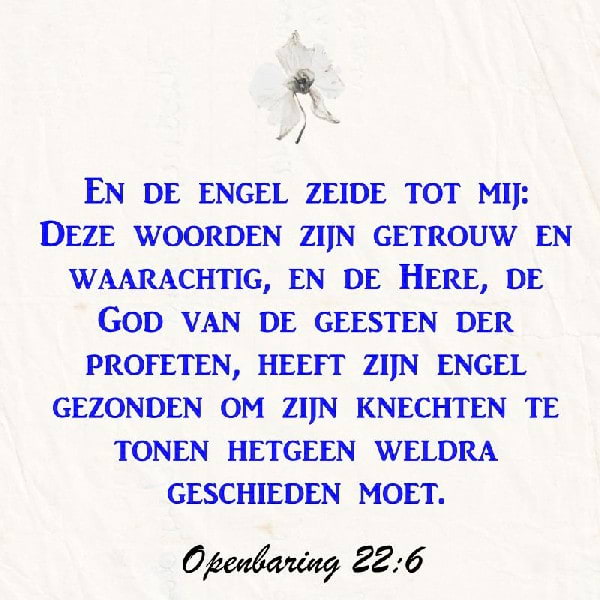 Openbaring 22:6