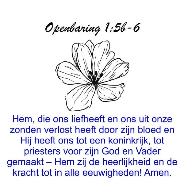 Openbaring 1:5b-6