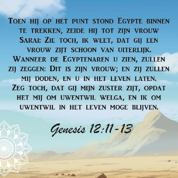 Genesis 12:11-13