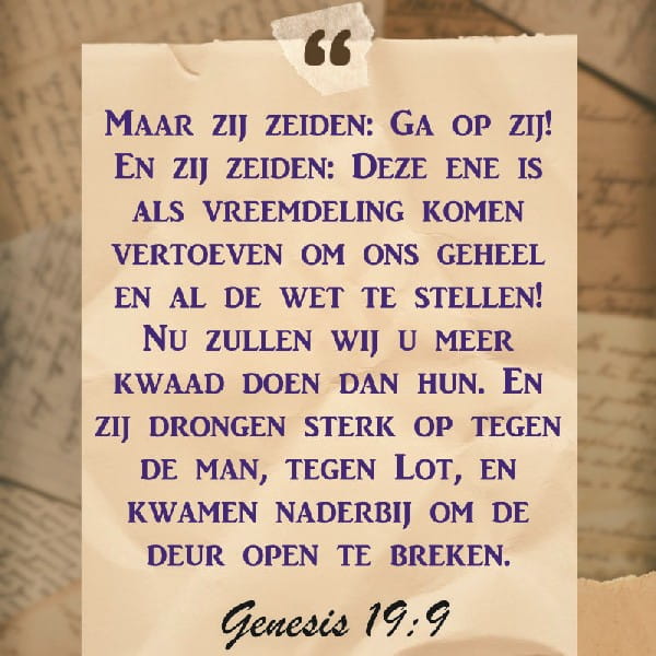 Genesis Genesis 19:9-14