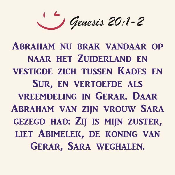 Genesis Genesis 20:1-2