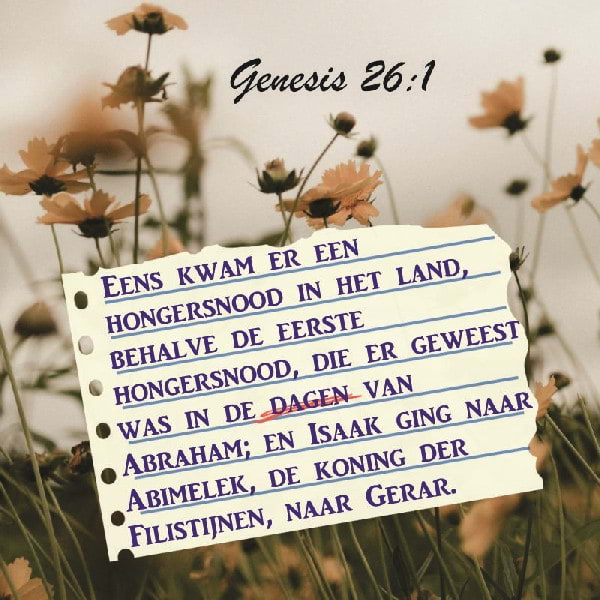 Genesis 26:1 and 24