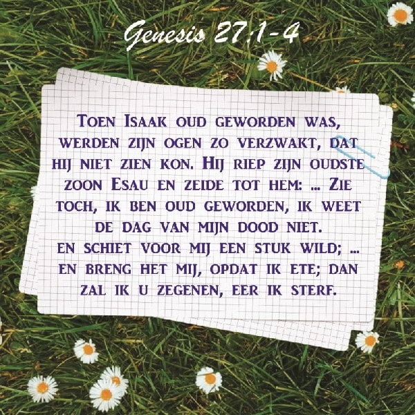 Genesis 27:1-4