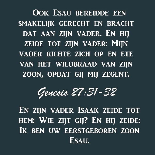 Genesis 27:31-45