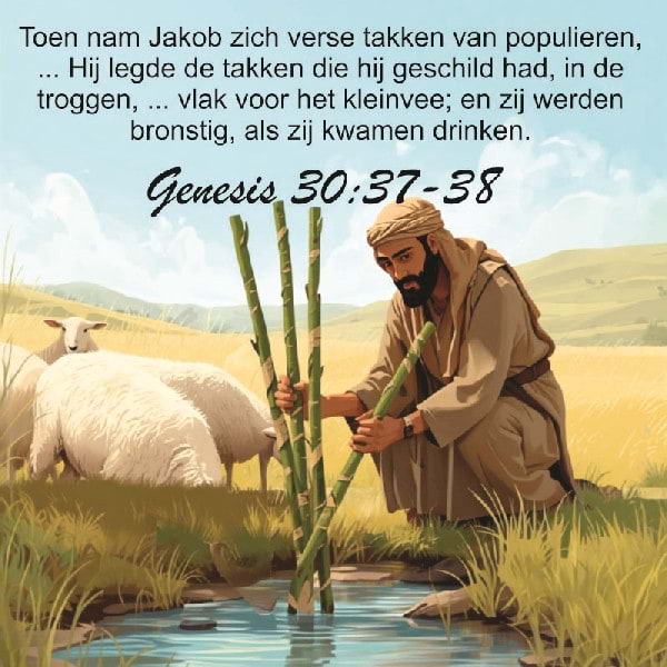 Genesis 30:37-38
