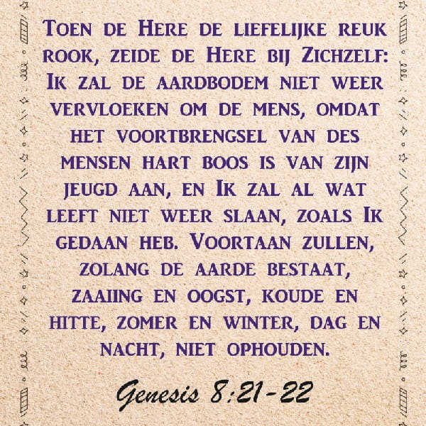 Genesis 8:21-22