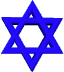 6 puntster symbool van Israël